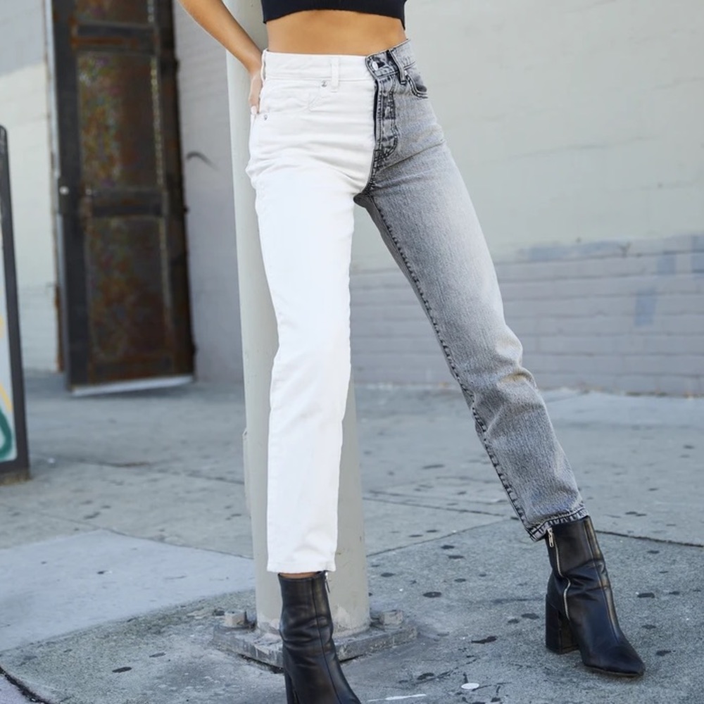 REVICE two tone jeans